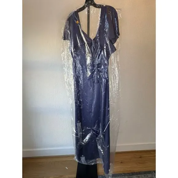 Sachin & Babi | Aurora Satin A-Line Gown - Picture 3 of 8